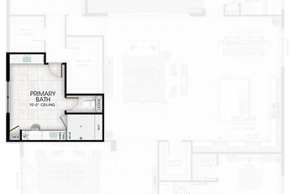 Alternate Master Bathroom Delete Tub