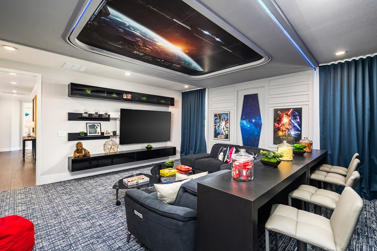 Amethyst Theatre Room