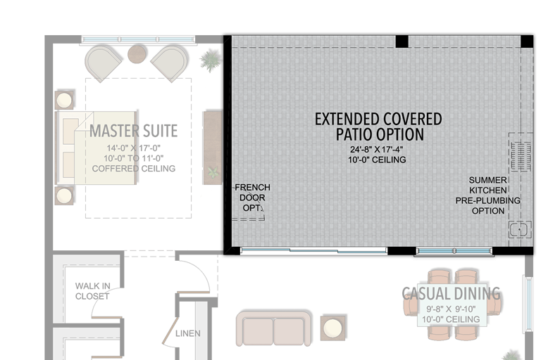 Extended Covered Patio