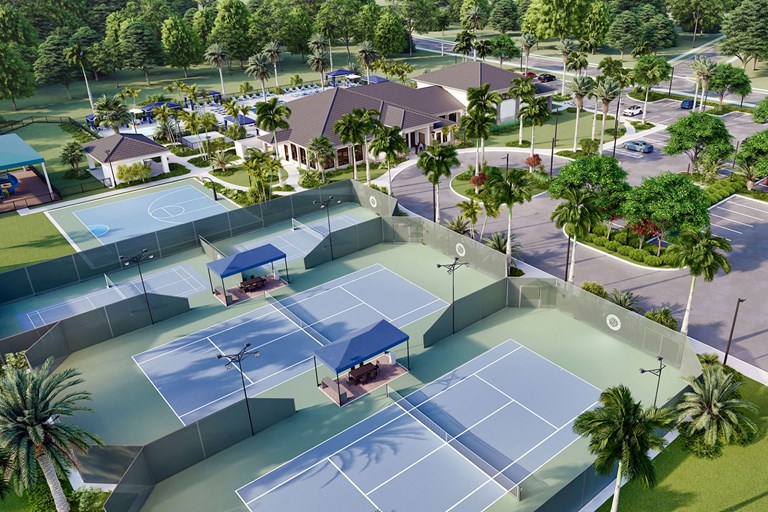 WR Tennis renders