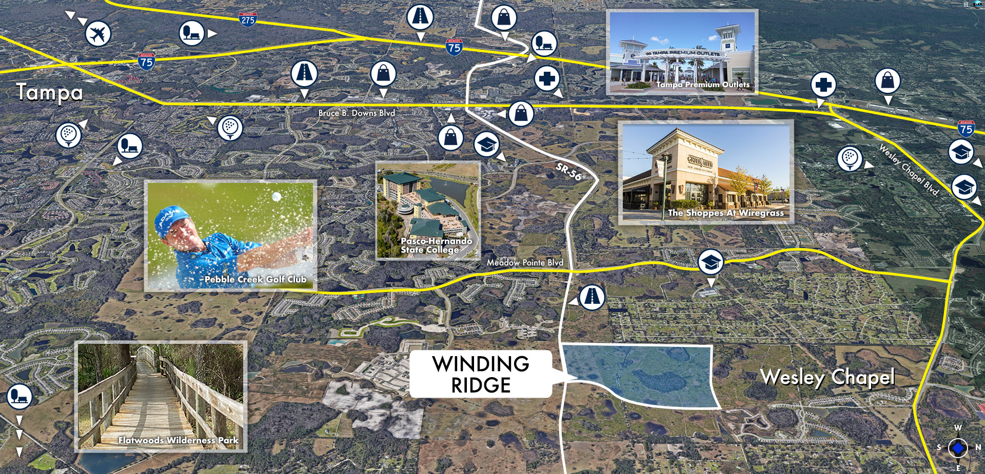 Winding Ridge Area Map