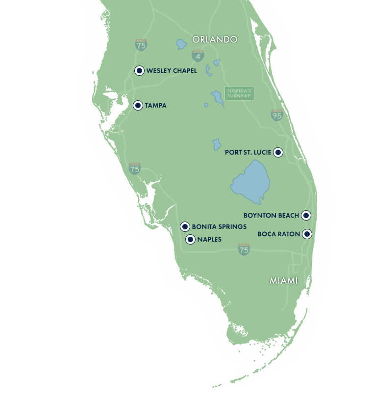 Florida Map 10 8 21