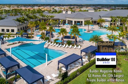 Builder Magazine Names GL Homes 13th Largest Private Builder in the Nation