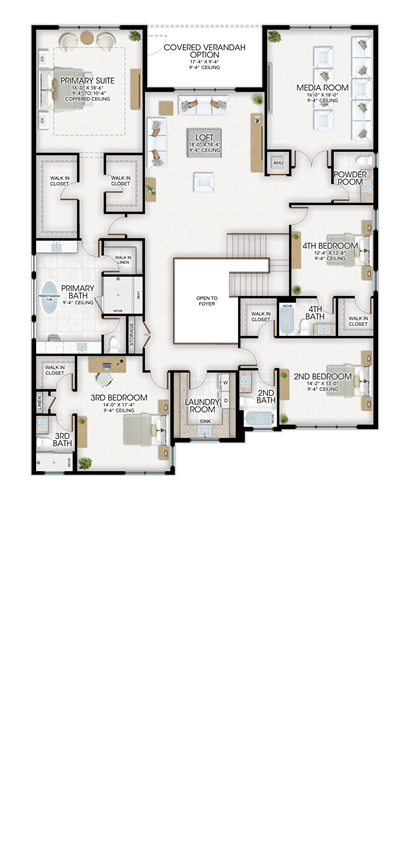 Apex 625 Zenith Floorplan 2nd Floor