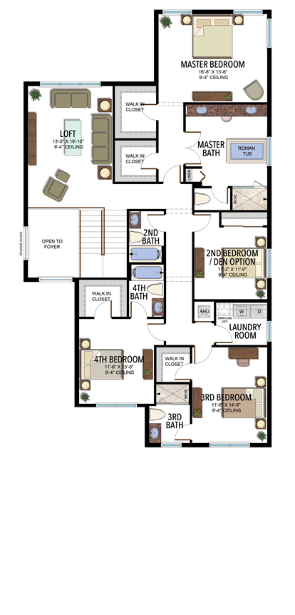490 Monterey floorplan 2nd Floor